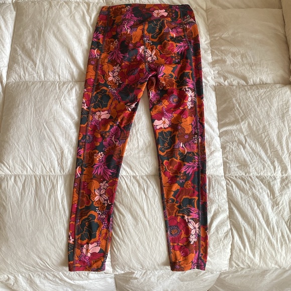 FP Movement by Free People Floral Leggings - Pink and Orange - Picture 4 of 4